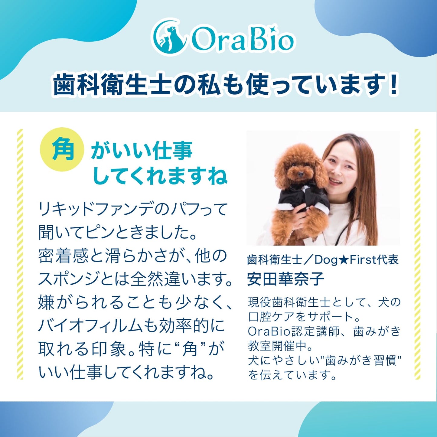 <公式ショップ限定販売>OraBio Sponge MINI(オーラバイオスポンジミニ)【6本入】(3㎏以下の子に)