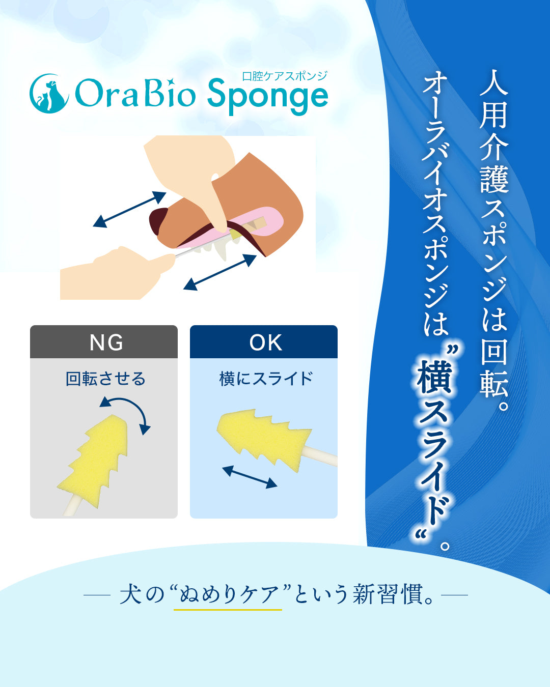 OraBio Sponge（オーラバイオスポンジ） 50本入